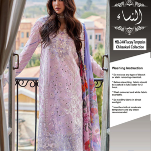 Mushq - Chikankari Embroidered Cotton & Silk Lawn Collection